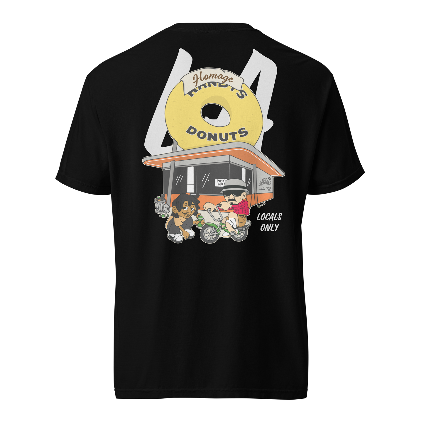 LA Donut Tee - Black - Homage LA