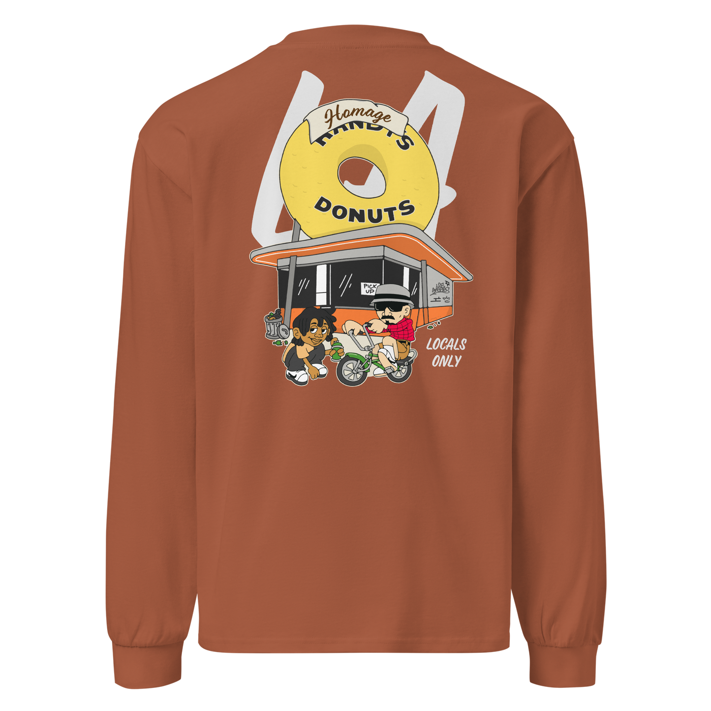 LA Donut LS Tee - Clay - Homage LA