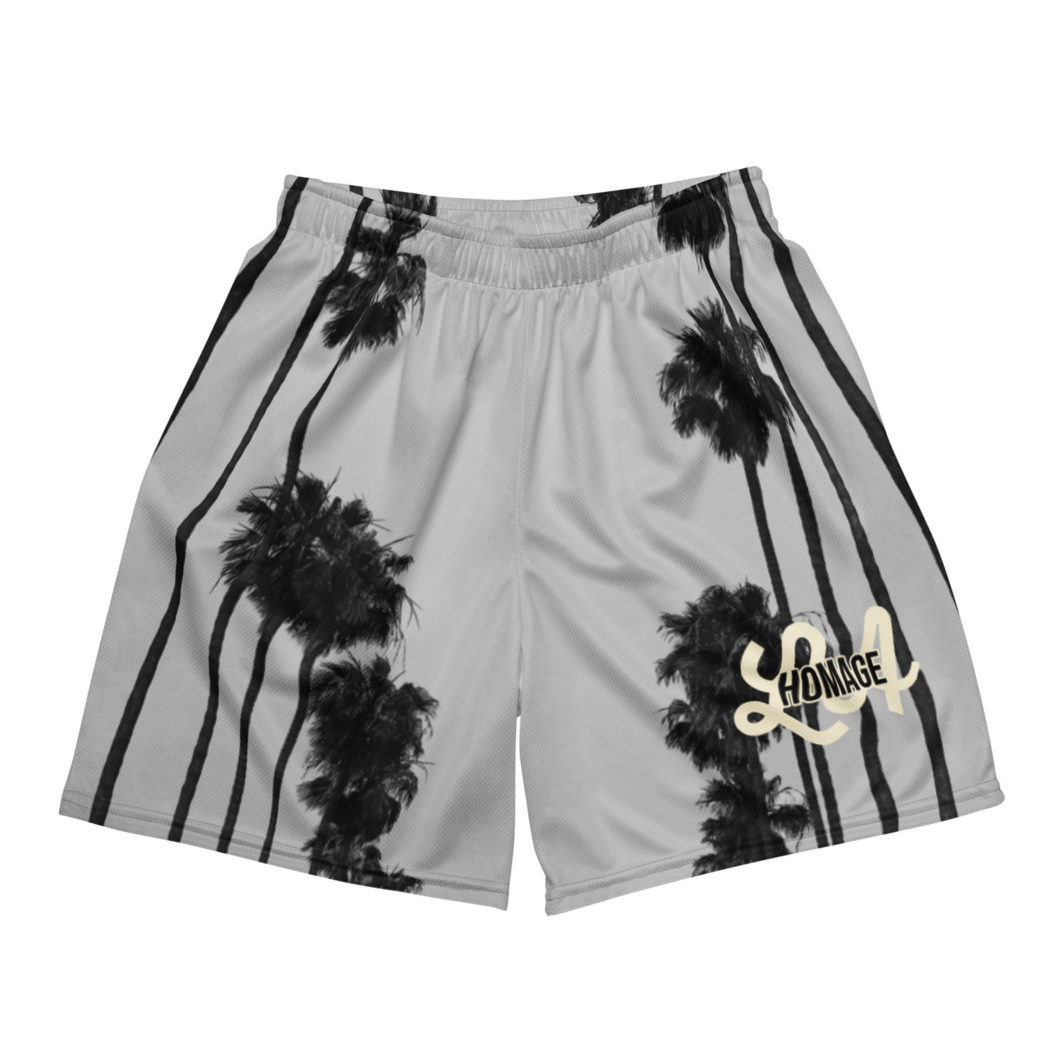 South Central Palms Shorts - Gray - Homage LA