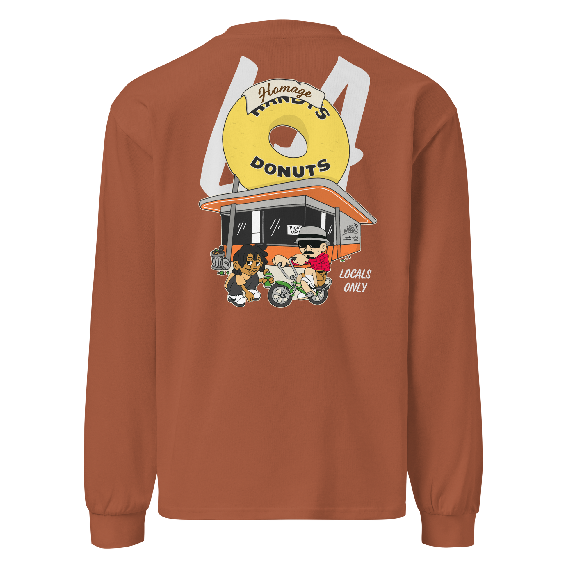 LA Donut LS Tee - Clay - Homage LA