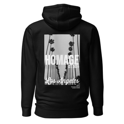 South Central Palms Hoodie - Black - Homage LA
