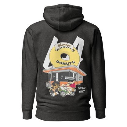 LA Donut Hoodie - Charcoal - Homage LA